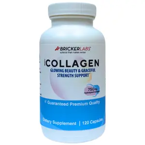 Collagen for Men & Women - Type I, III Hydrolized Collagen Supplement 750mg, 1 Collagen Capsule Daily - 120 Servings