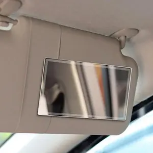 11*6.5cm large car sun visor, car interior rectangular makeup mirror, beauty mirror, car accessories