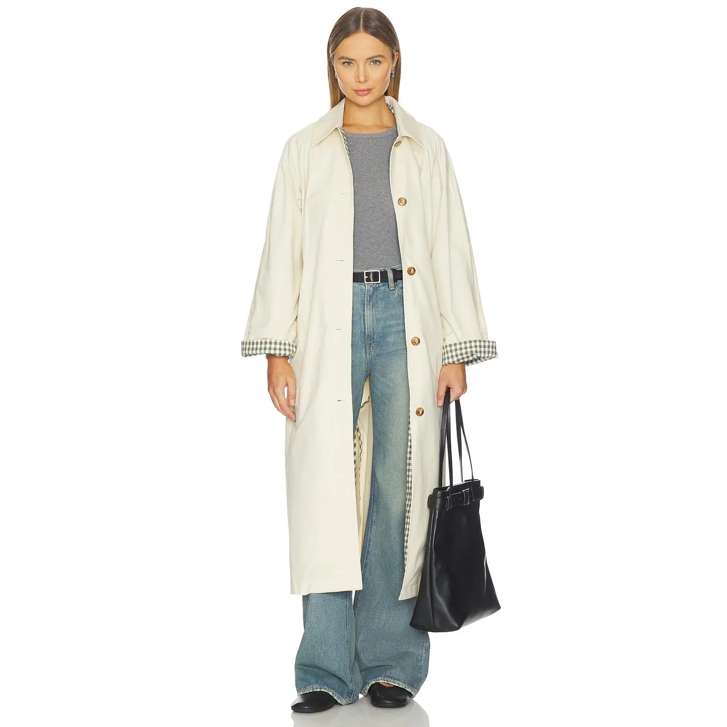Lovers and Friends Sara Trench Coat in Beige