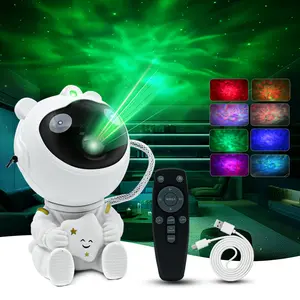 Novelty Galaxy Star Astronaut Projector Light Starry Sky Porjectors Lamp Decoration Bedroom Room Nebula LED Night Light Child Adult Gift