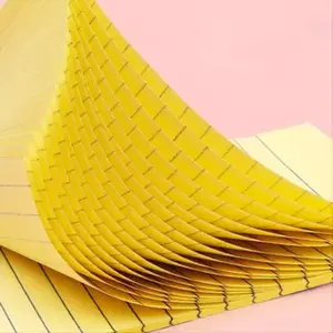 100pcs Four Color Lined Sticky Notes, Cute Creative Note Pads, Office Stationery, Tearable Student Memo Paper, Party Gifts