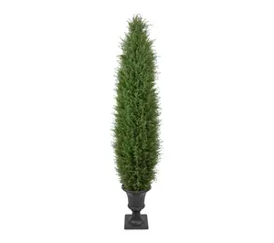 Northlight Real Touch Cedar Pine Arborvitae Urn Pot 5' Unlit