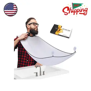 Beard Bib Apron Hair Catcher for Shaving Non-Stick Shave Cape Grooming Accessories Gifts