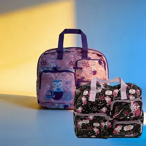 Cartoon Mermaid Unicorn Mommy Bag, Large Capacity Waterproof Multifunctional Baby Diaper Bag, Lightweight Handheld Maternity Bag