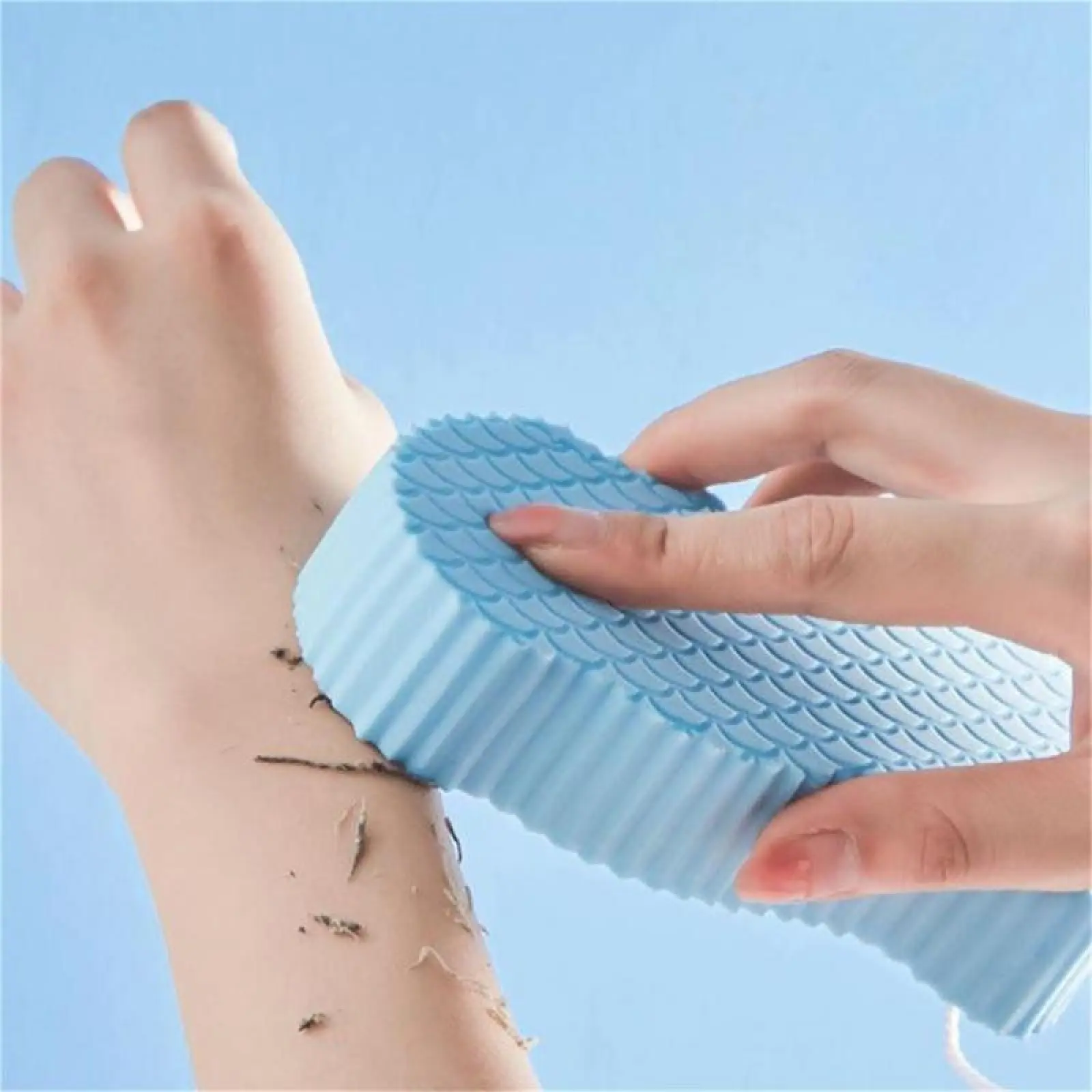 2 Pcs Super Soft Exfoliating Bath Sponge,Magic Exfoliating Bath Sponge,Ultra Soft Exfoliating Sponge Shower Brush, Bath Sponge Dead Skin Remover,for Women, Men,Random Color.