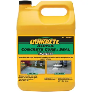 Quikrete 873002 52020 Waterproofing Concrete Sealer Gal, Clear