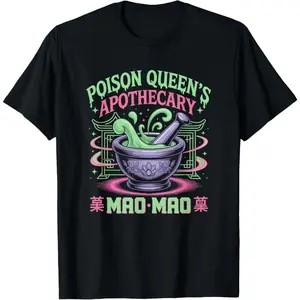 The Apothecary Diaries Poison Queen Pharmacist Medicine Cute Anime Diary Cute T-shirt 100% Cotton Short Sleeve Breathable Short Sleeve Fan-Favorite Art Merchandise Official Licensed Good Gift Machine Washable