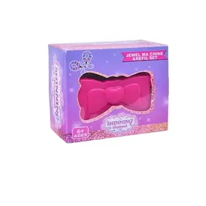 Girls magic hair stickers rig, DIY diamond hair accessories