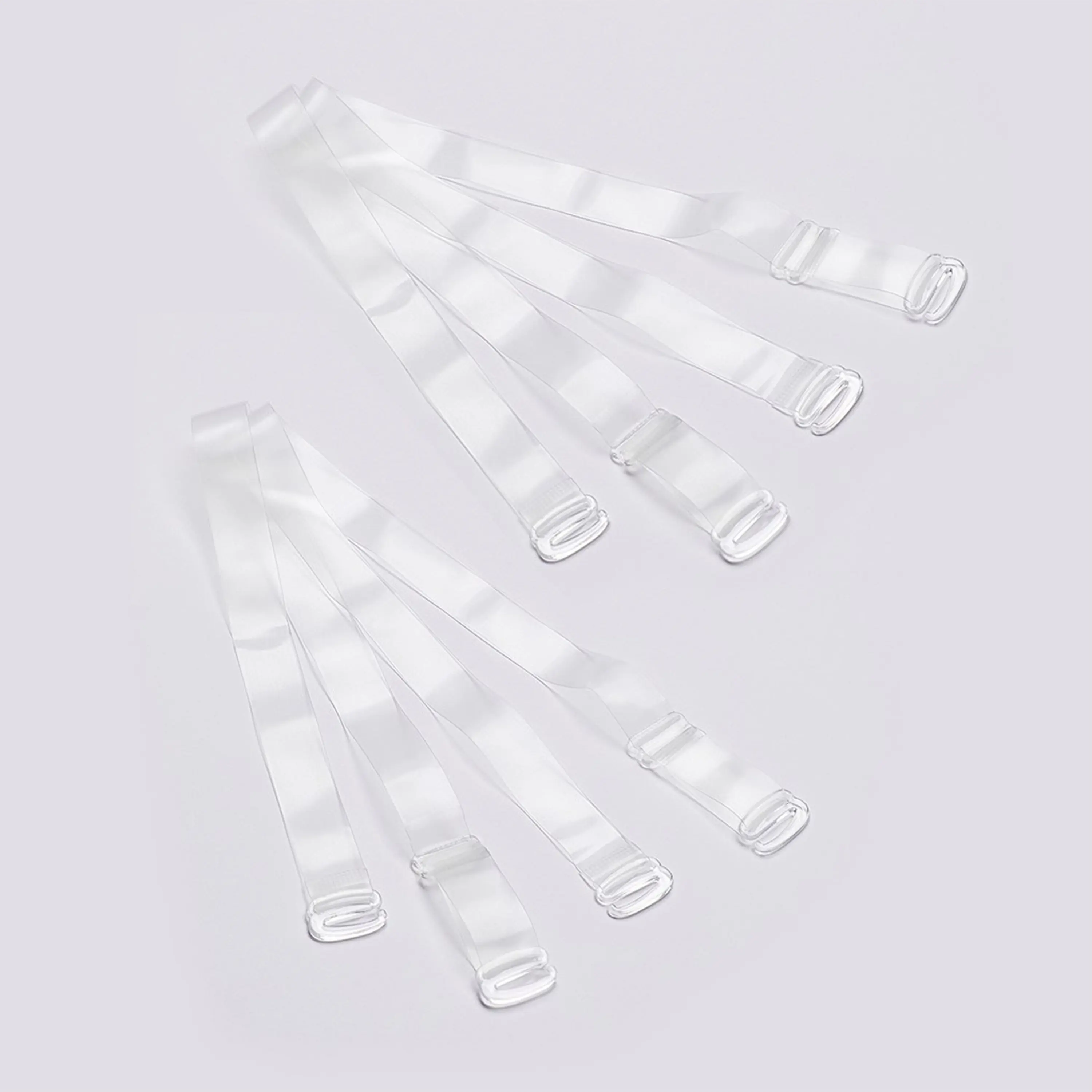 Women's 2 Pack Wide Adjustable Clear Bra Straps