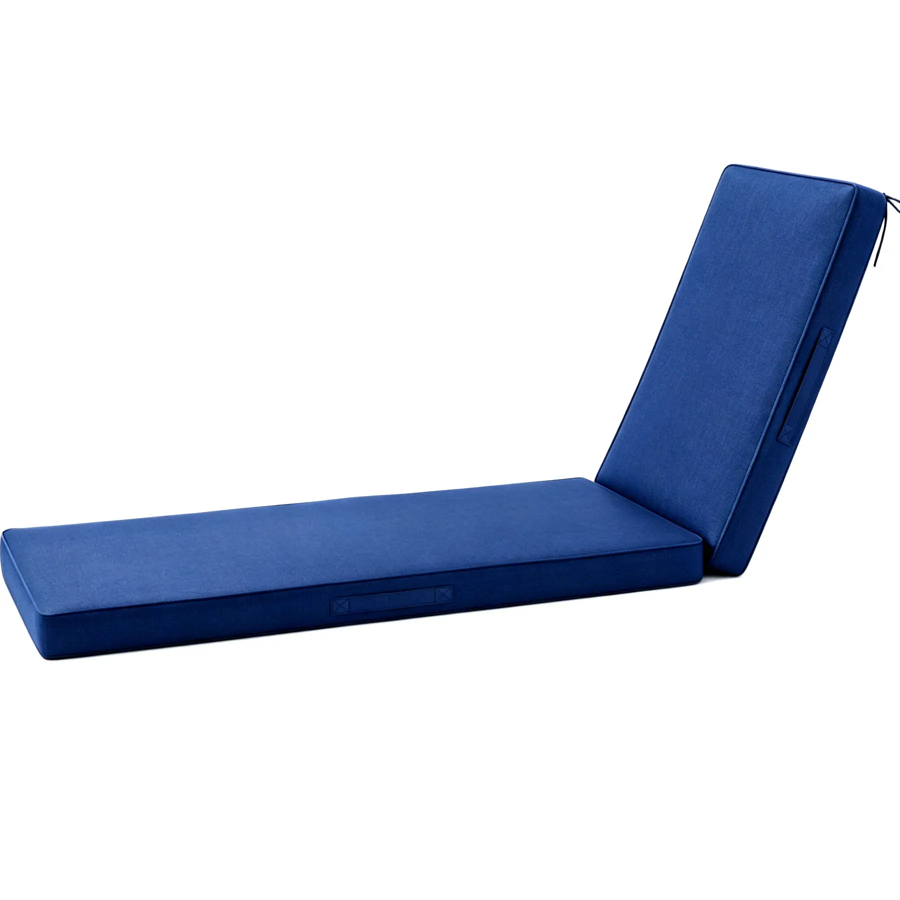 Chaise Lounge Cushion for Outdoor Furniture, Waterproof Fade and Tear Resistant Lounge Deck Chair Cushions for Patio Lawn Pool Resort Hotel, 72x21x3 Inch,