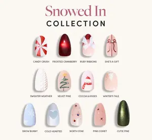 Glamnetic Snowed In Press-On Nail Collection Glamnetic Snowed In Press-On Nail Collection