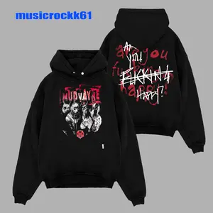 Retro NEW Mudvayne Are You Happy band HOODIE ,Mudvayne T-Shirt , Music Graphic Tee, Rock Band Shirt, Retro Music Tee, Rock Music Lover Shirt, Vintage Band Shirts Casual Comfort Cotton Fabric Fit Top , Top Men's and Women's Clothing . Streetwear