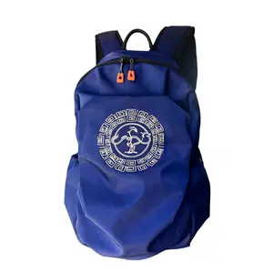 Minimalist Blue Backpack for Women & Men, Water-Resistant Laptop Bag, Lightweight Everyday Work & Travel Backpack, Original Design