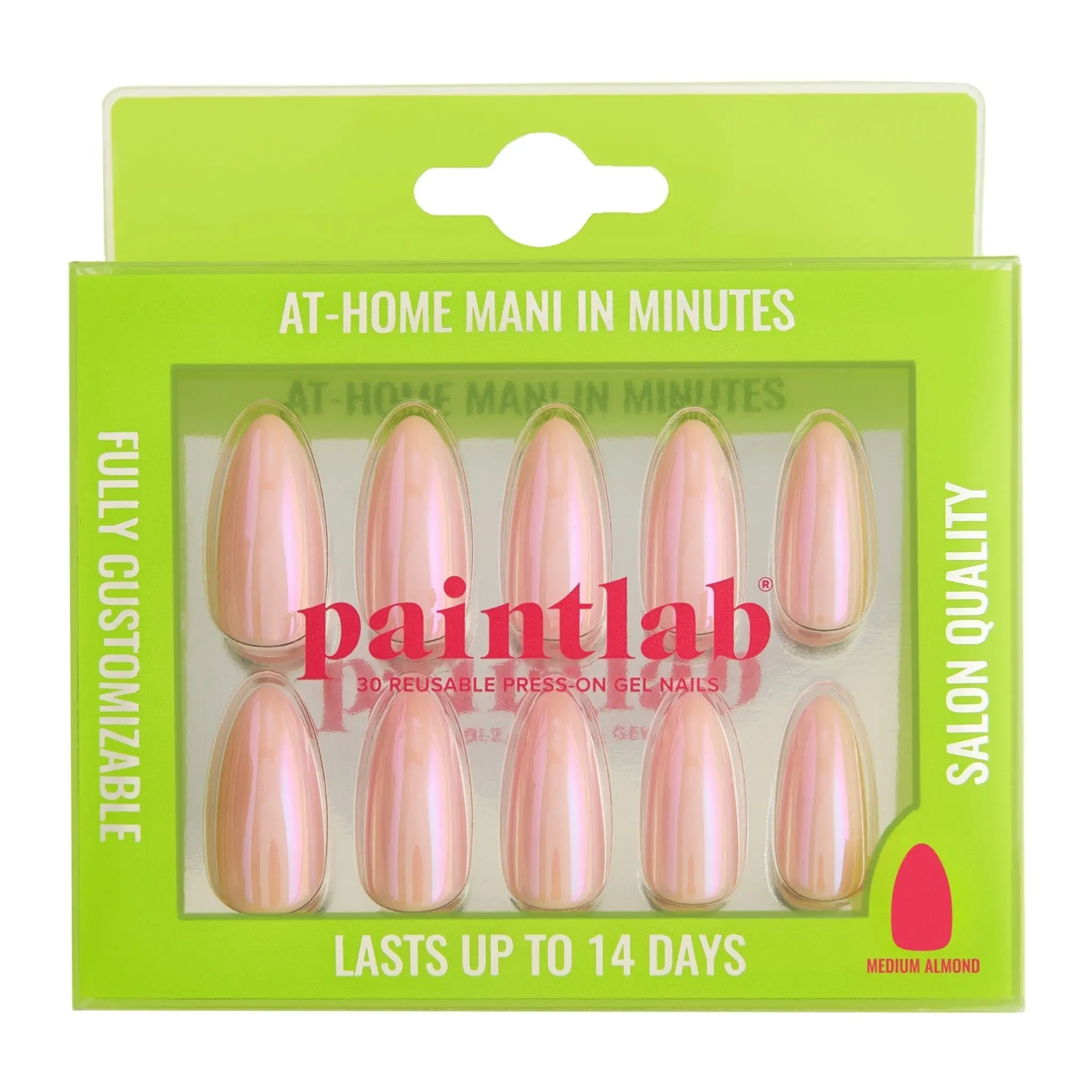 Cotton Candy Chrome Press-On Nails
