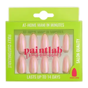 Cotton Candy Chrome Press-On Nails