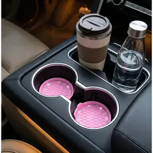 Bling Car Cup Holders  2PCS Crystal Luxury Coasters