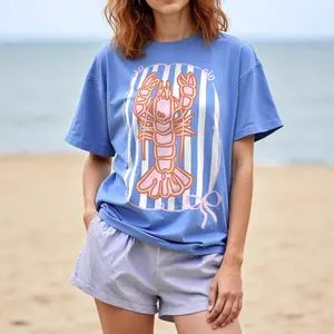 Comfort Colors Lobster Graphic Tee, Summer T-Shirt, Gift for Her