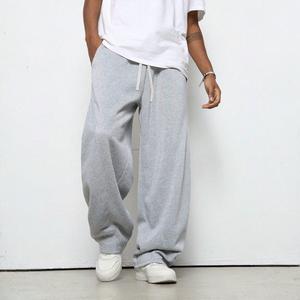 pants men sweatpants Men's Solid Thermal Lined Drawstring WaistPants,Casual Comfy Loose Fitting Trousers for Fall &Winter, Men's Bottoms for Daily Wear, Relaxed Fit, fleece sweatpants，school season