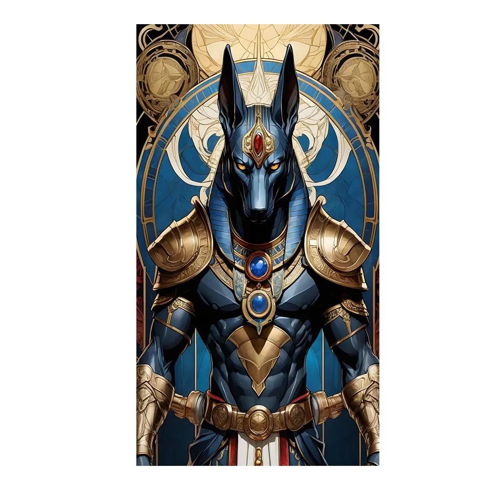 Ancient Egyptian God Large Size Diamond Painting Kit for Adults, Hobby DIY 5D Gem Art, Egyptian Theme Home Wall Decor Gift, Embroidery Crafts Kit