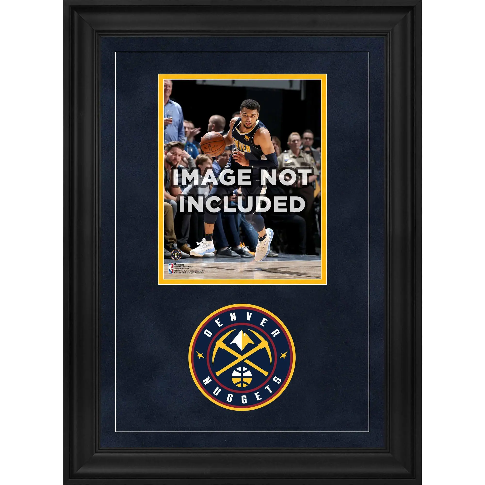 Denver Nuggets Deluxe 8x10 Vertical Photo Frame w/Team Logo