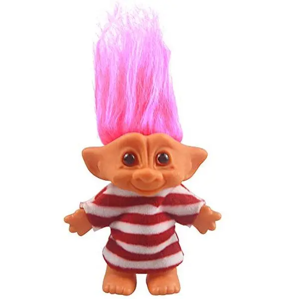 90s Vintage Chromatic Lucky Troll Doll Toy, Collectible Movie-Inspired Gift, School Project Accessory, Birthday Party Favor with Interactive Play Features, Ideal Cake Topper, Toys