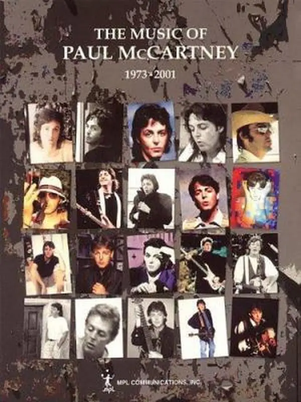 Used Soft Cover Book - The Music of Paul McCartney (1973-2001) by Paul McCartney - English, 47 of His Best Songs, Full-Page Photos, Good Like-New Condition