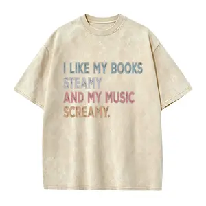 I Like My Books Steamy and My Music Screamy Shirt, Book and Music Lover Tee, Funny Reading Shirt, Bookish Gift, Bookworm Tee