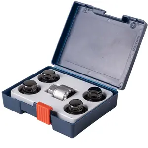 GMC Sierra 2007-2026 Wheel-Locks Lug nut Kit M14 X 1.5 Thread Size - Set of 4 Lug Nuts + 1 Key - Farad GalaxyLock HA9/MX Black