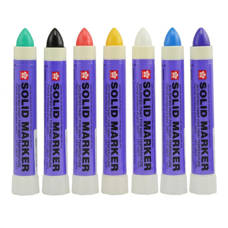 Waterproof Solid Paint Marker Pen Permanent Industrial Marker for Metal Tire High Temp | Computers & Office Equipment