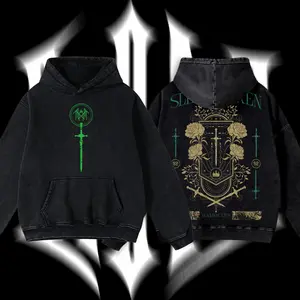 [MusicStyle] Sleep Token Damocles Ver.2 Heavy Metal Shirt, Even In Arcadia Album Merch, Unisex Oversize Rock Band Washed Heavyweight Cotton T-shirt, Gift For Rock Music Lovers, Gothic Punk Emo Grunge Y2K Outfits