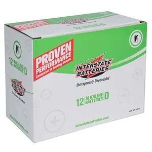 Interstate Batteries  Alkaline Battery D - 12 Count