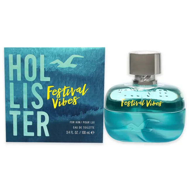 Festival Vibes by Hollister for Men - 3.4 oz EDT Spray Festival Vibes by Hollister for Men - 3.4 oz EDT Spray