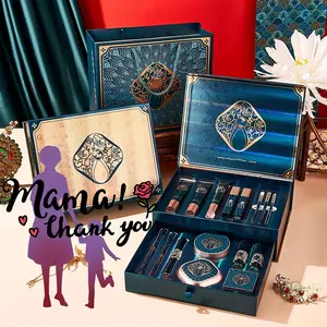 High-end Luxury Classical Charm Makeup Set Gift Box, 16-piece Beauty Products, Suitable for Beginners, A Gift for Friends' Mothers, Also an Exclusive Gift Box for Couples
