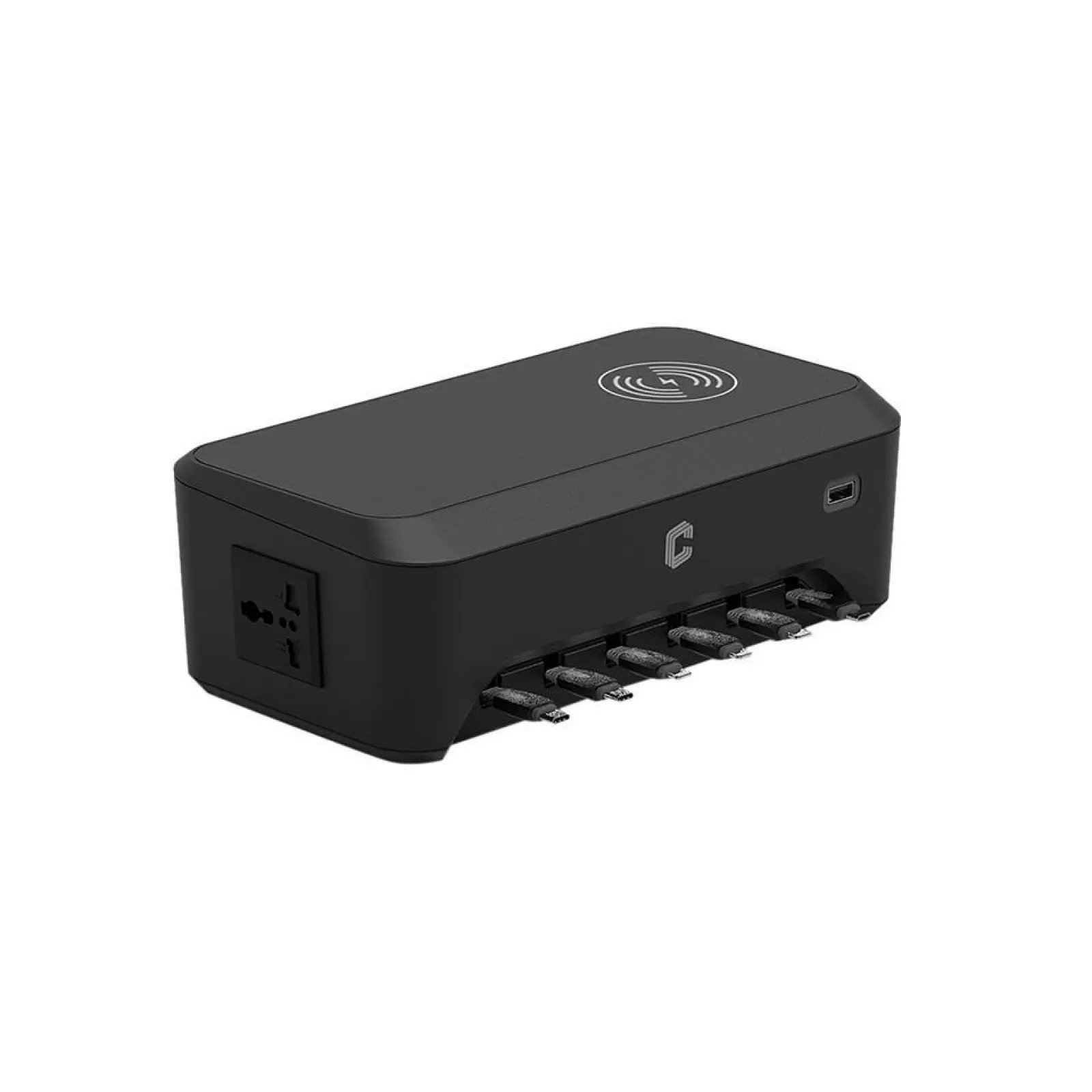 Chargetech CT-300016 Desktop Charging Station with Multiple Ports for Phones, Smart Devices, Wearable Accessories