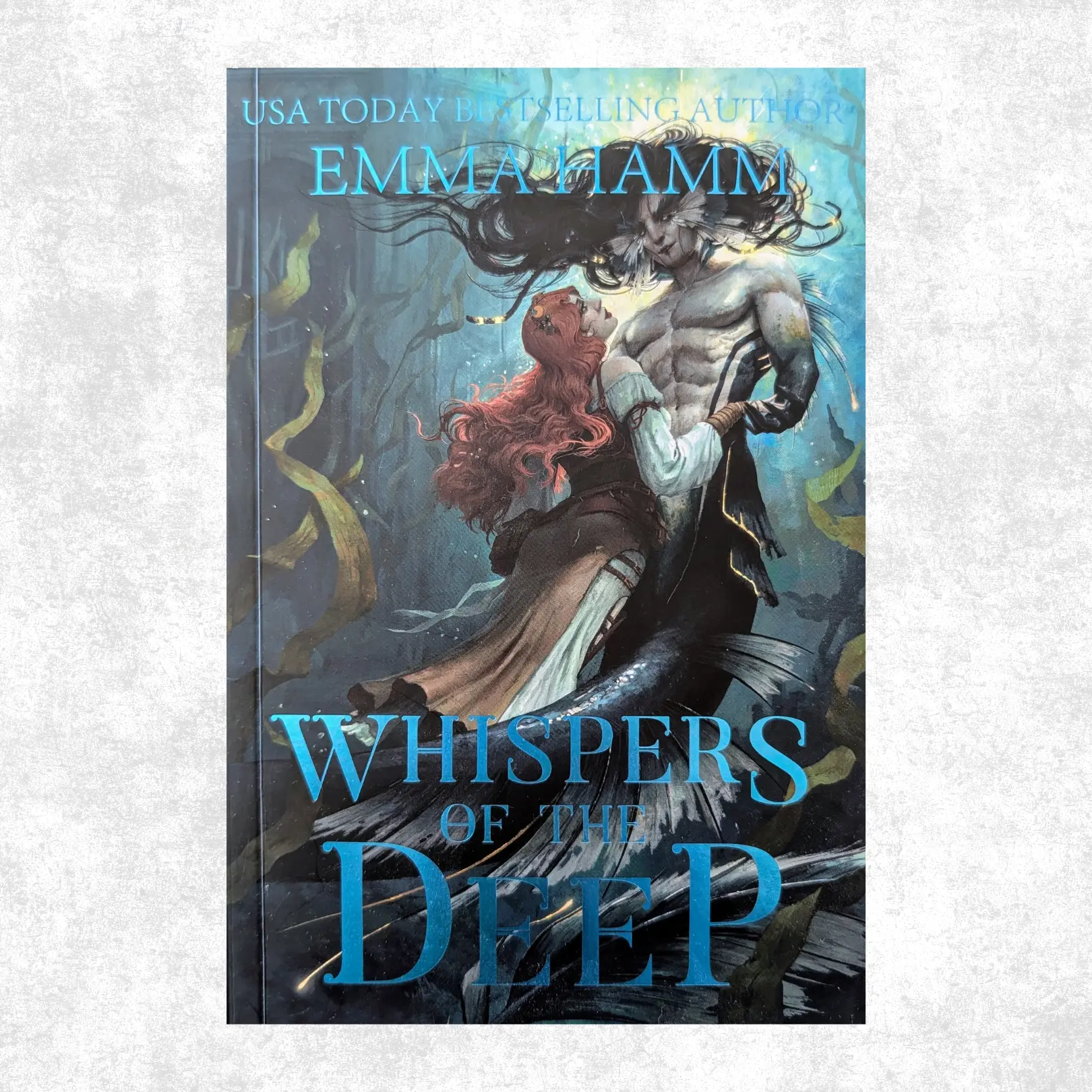 Whispers of the Deep [Foiled Cover] - Merman Monster Romance - Signed Paperback - Deep Waters Book #1