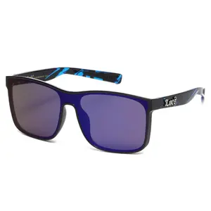 Colorful Design Locs Sunglasses - Color frame and lens : one whole lens