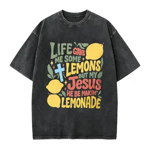 Lemonade Jesus T-Shirt, Christian Apparel, Forrest Frank Fan, Life Gave Me Lemons, Faith Based Shirt