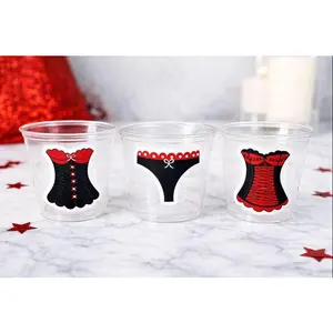 BACHELORETTE PARTY CUPS - Lingerie Party Cups Ladies Night Bachelorette Party Decorations Bachelorette Party Favors Bridal Shower Favors