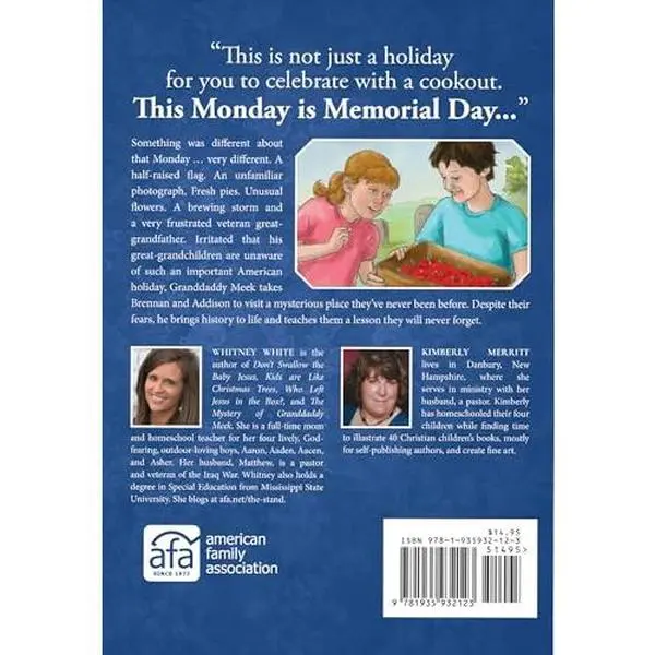 USED Book - The Covenant Creek Kids: Memorial Day with Granddaddy Meek by Whitney White (Hardcover) - English