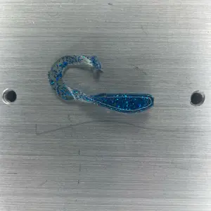 Rutherford Tackle 1.75 Inch Curly Kicker Tail- Quantity 12 per pack