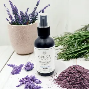Chesa Wellness Magnesium Oil Spray - Relaxation Blend Lavender Coconut Daily Calming Moisturizing