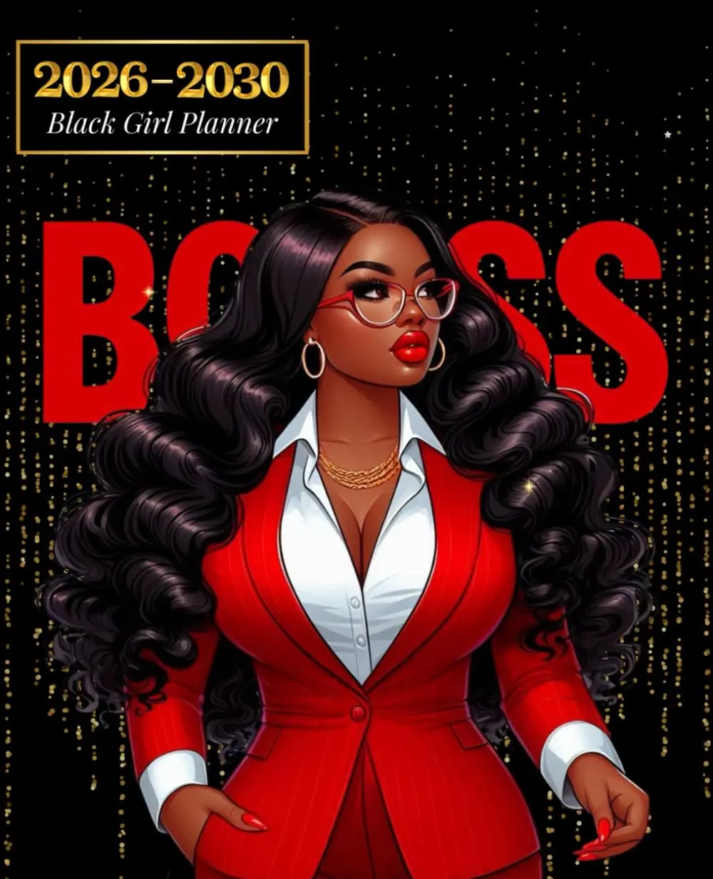 Black Girl Planner 2026-2030: Future Millionaire 5 Year Monthly Schedule Organizer With Positive Affirmations Budget & Savings Trackers Goals Tracker Holiday Dates Yearly Reviews & Notes Pages