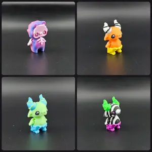 Pixie Mini 3d Printed - Colorful Character Collection Featuring Unique Designs and Vibrant Colors