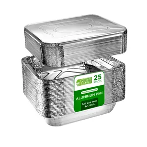 Reusable Food Pan Aluminum Tray | Aluminum Food Tray Pans | Food Grade Aluminum Tray for Party and Catering Events