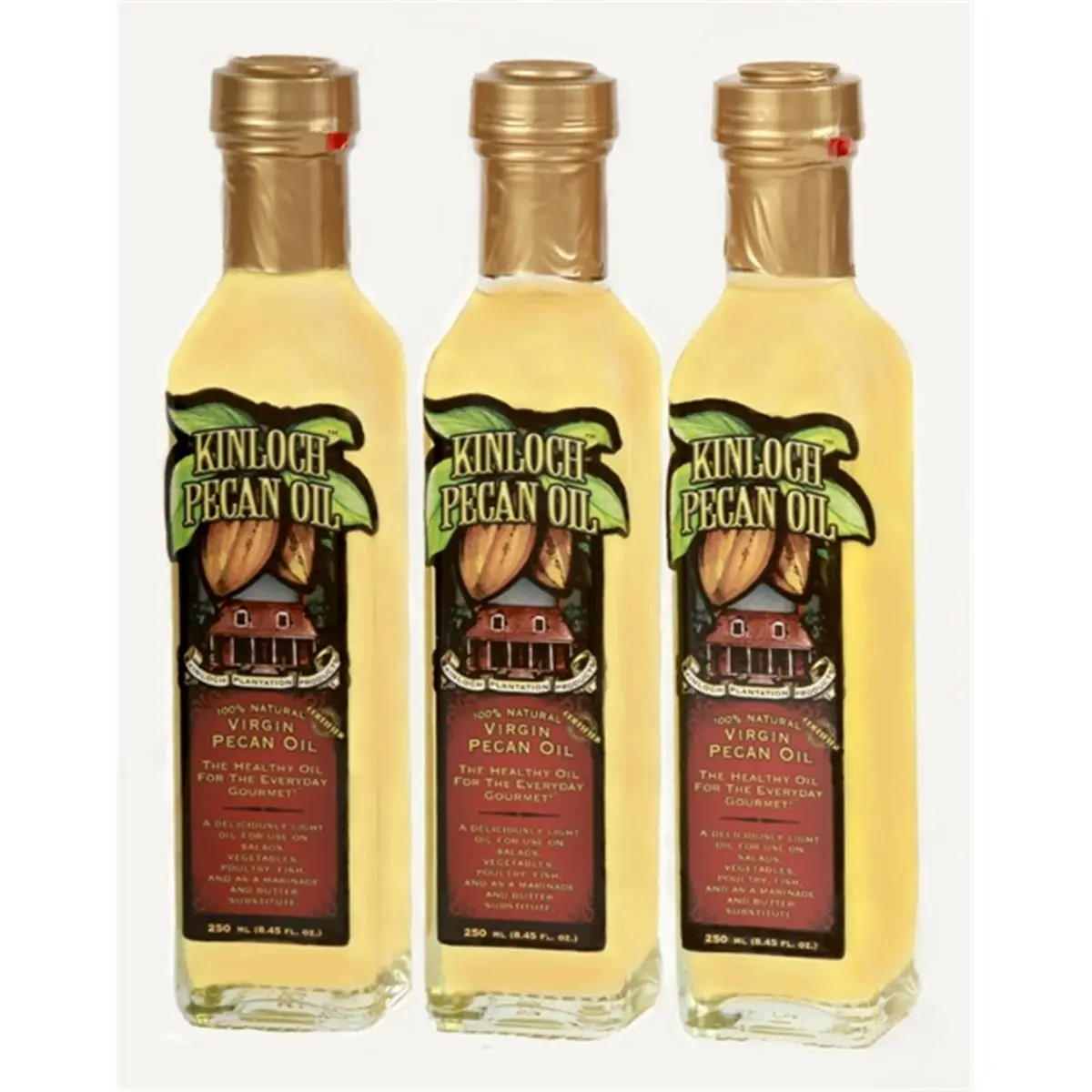 212 MAIN Natural High Smoke Pecan Oil (Pecan Flavor), 250ml, 3-Pack for Everyday Sports & Outdoor Use, Cycling-Compatible Leisure Equipment