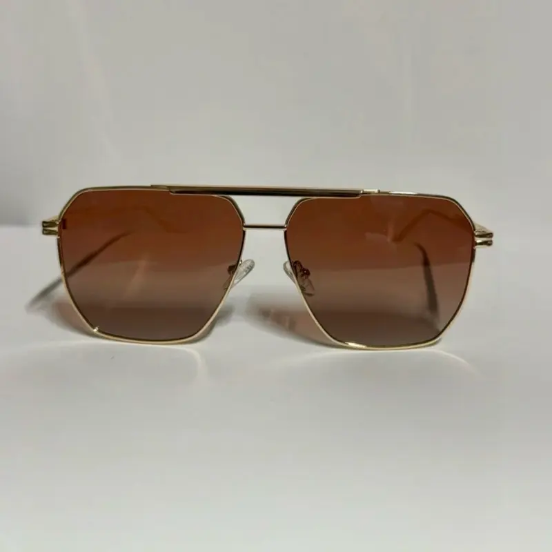 DRANELO Obsessed Round Aviator Polarized Metal Sunglasses for Men and Women