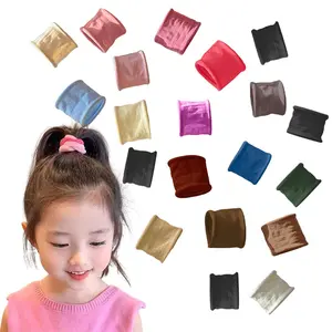 20 count Large  Stretch Hair Ties Elastic Rubber Bands, Seamless Scrunchies for Women, for Thick Heavy or Curly Hair (Multicolor)