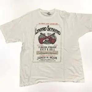 Vintage 2002 Jim beam lynyrd skynyrd rock and roll graphic shirt mens graphic  tees 3RX