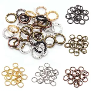 200pcs/lot 3-12mm Jump Split Rings Connectors Jewelry Making Materials DIY Accessories Supplies For Jewelry Finding