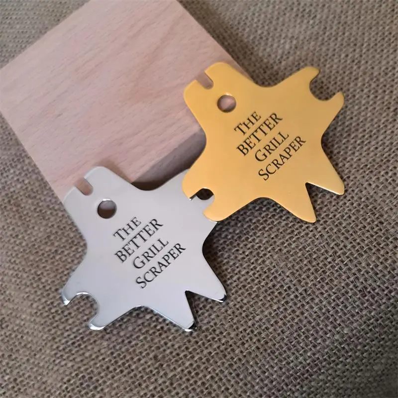 Stainless steel barbecue scraperStainless steel barbecue scraper